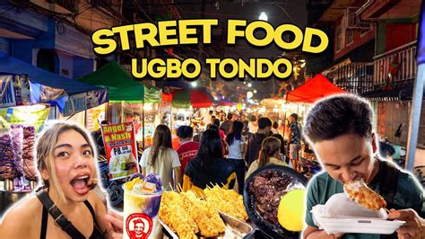 Filipino Street Food On Our First Date Night In Manila! .